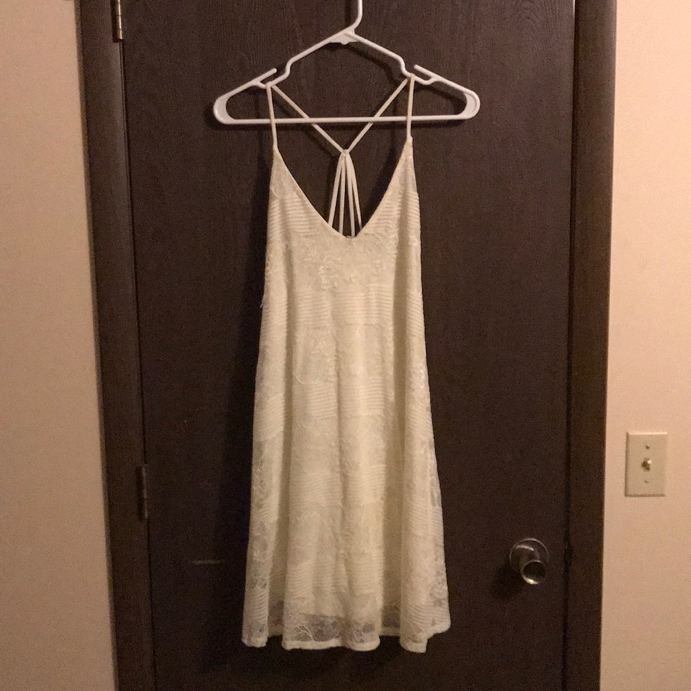 White lace dress from Francesca’s. Worn twice.